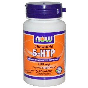 5-HTP 100mg 90 Chewables NOW Foods